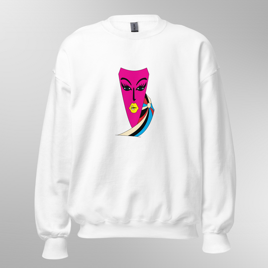 Face Art Sweatshirt - Unisex Art Sweatshirt