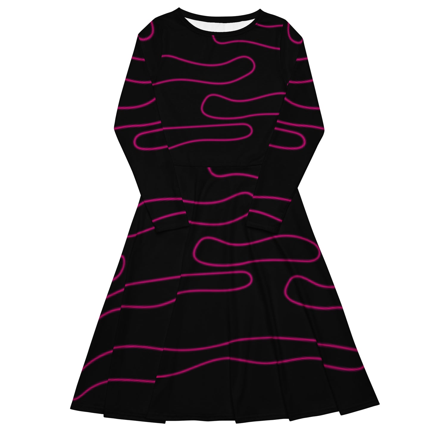 Abstract Art Midi Dress