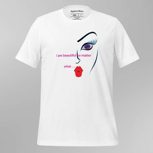 I am Beautiful - Empowering Graphic Tee for Confidence | Apparelhue