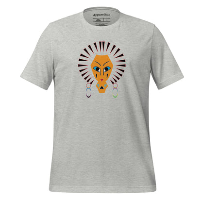 Unique Abstract Lion Graphic Tee – Fierce & Stylish | Apparelhue, Unisex T-Shirt, Abstract Lion Print T-Shirt