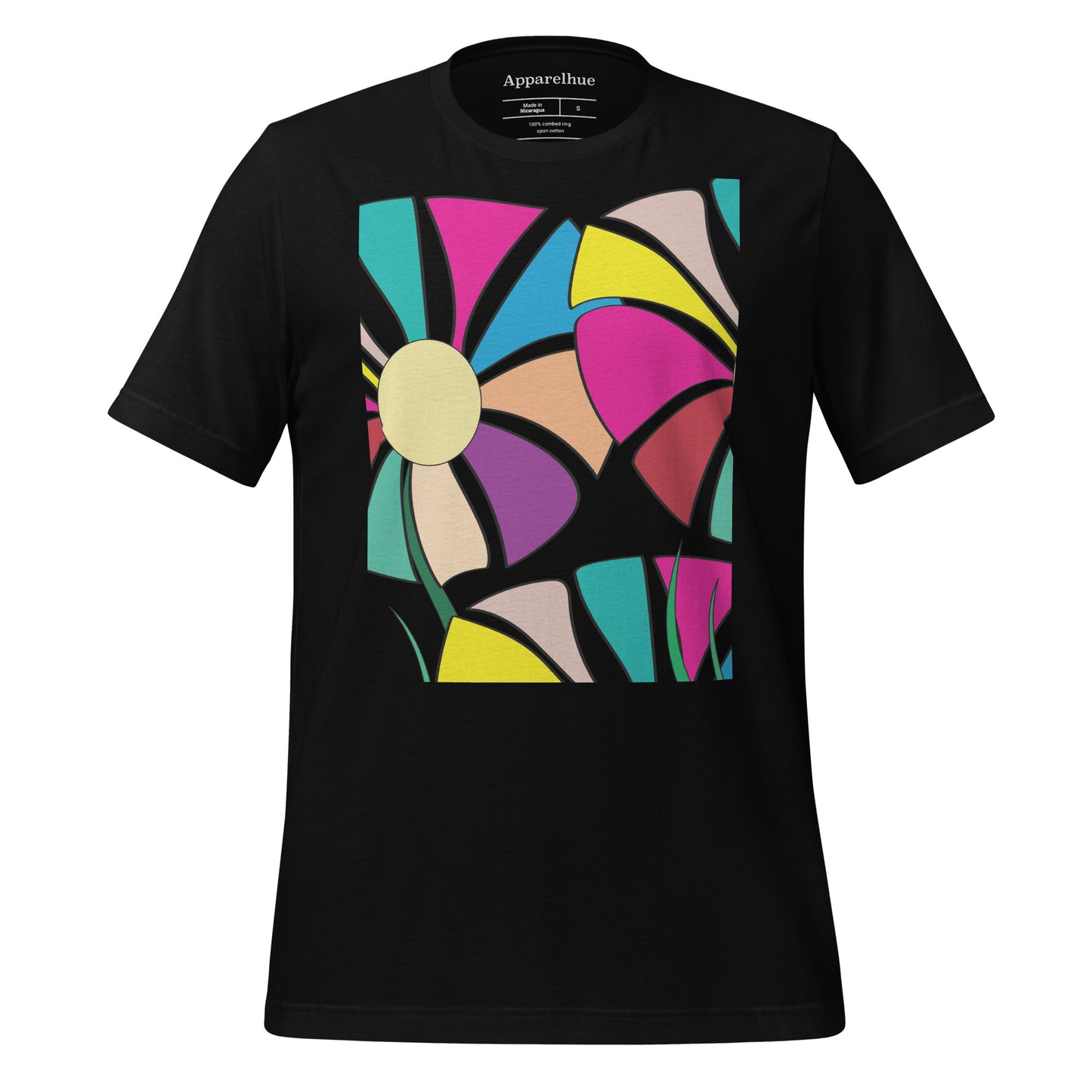 Colorful Flower T-Shirt, Vibrant Floral Art Tee, Wildflower Unisex T-Shirt, Flower Lovers Tee