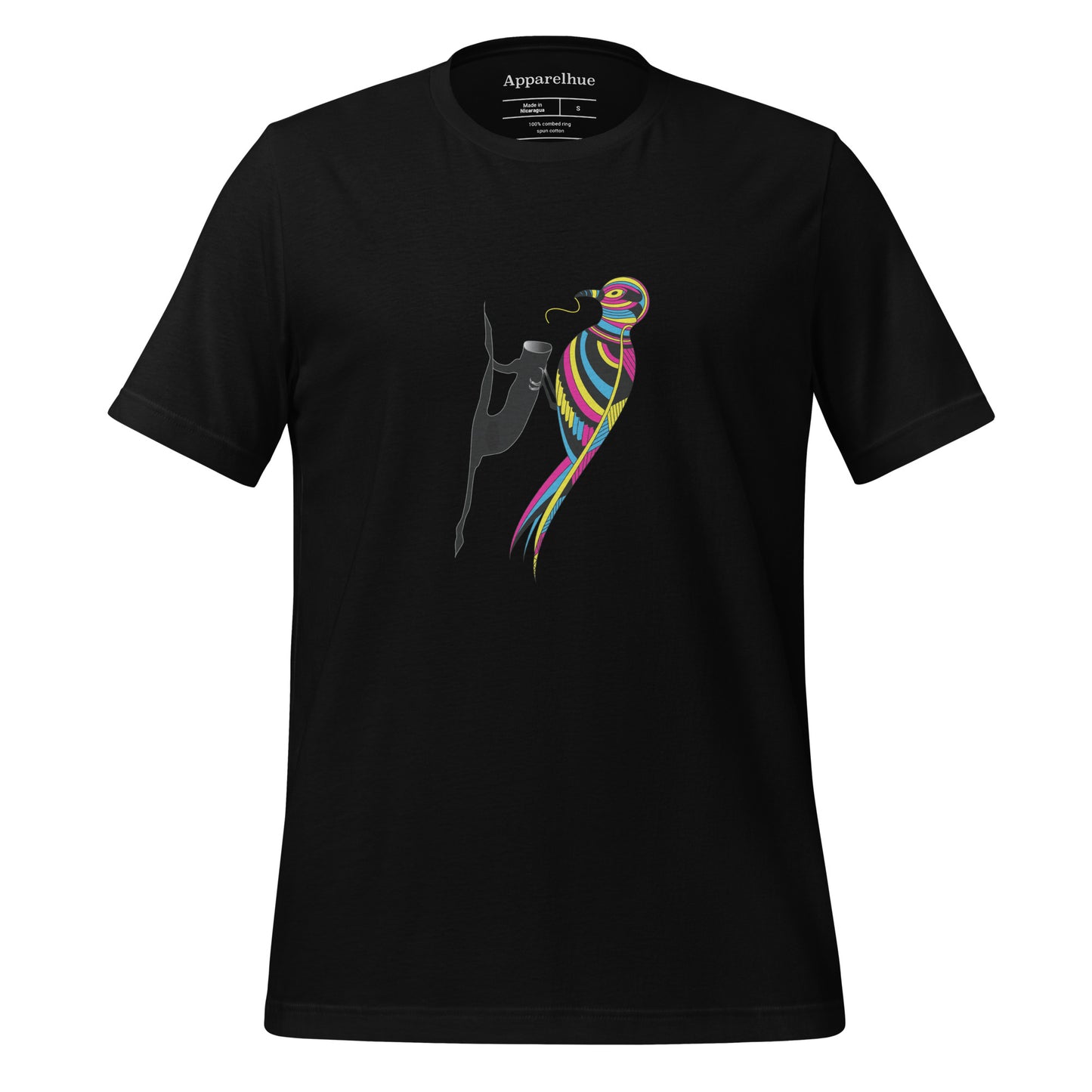 Abstract Bird Tee | Fashionable and Creative | Boho Feather Design Shirt | Bird Lover Tee