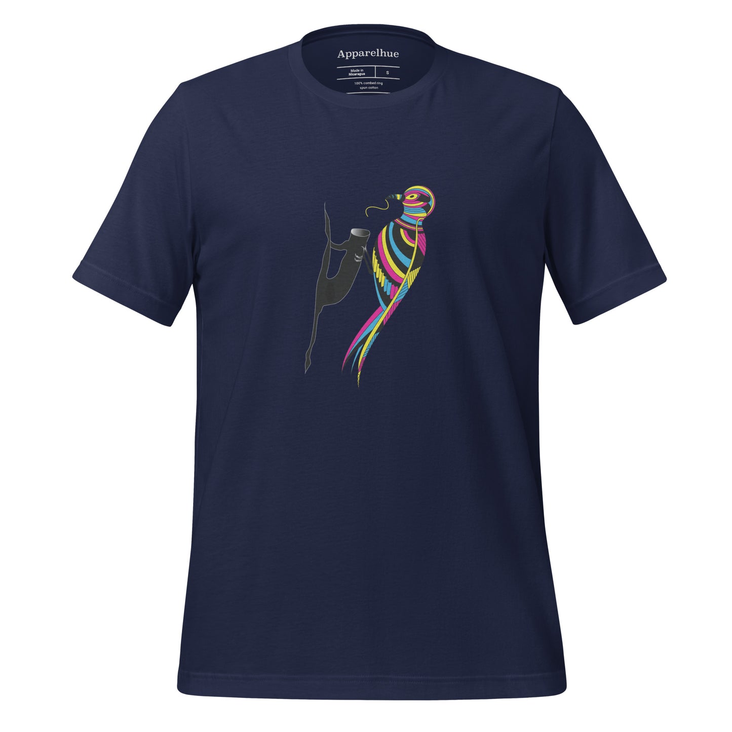 Abstract Bird Tee | Fashionable and Creative | Boho Feather Design Shirt | Bird Lover Tee